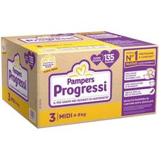 Cura del Bambino Pampers Progressi Taglia 3 Midi Pacco Scorta X135