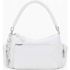 Women's Handbag Half Habana - Blanc