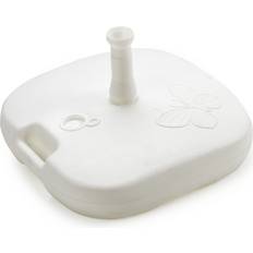 Basi per ombrelloni Base Ombrellone Bianca in Polipropilene Linea Classic 12x44x44 cm