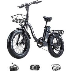 BURCHDA R8 Elektrofahrrad 20 Klapp-Fatbike 48V 15Ah