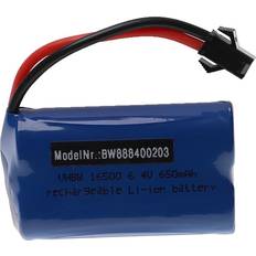 VHBW Batterie Compatible Avec Wltoys A959-A 650mAh 6.4V Li-ion 54 x 32 x 27 mm