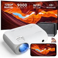 Projecteurs Yoton Vidéoprojecteur Native 1080P Y7 9000Lum 5G Bluetooth