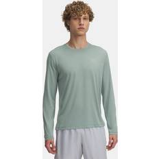 Under Armour Skjorter Under Armour Launch Men's Long Sleeve - Silica Green/Reflective