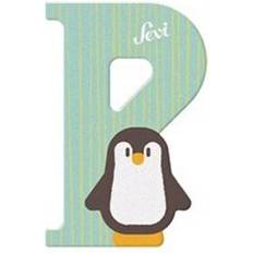 Lettere Sevi Lettera P Pinguino Alfabeto Legno 83016