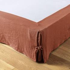 Cache-Sommier Gaïa Toutes Dimensions 180 x 200 cm Terracotta Bettüberzug