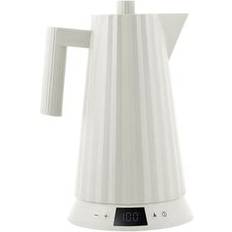 Vattenkokare Alessi Bouilloire Électrique Plissé Blanc Designer Michele de Lucchi