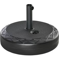 Basi per ombrelloni OutSunny Base Ombrellone Rotonda Ø55cm 30kg in Plastica