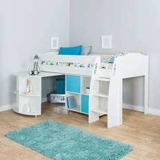 Stompa Uno S Plus Mid-Sleeper with White Headboard