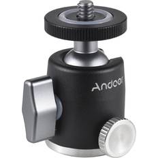 Andoer Mini Ball Head Tripod Ballhead Mount Adapter 1/4 Inch Screw Connector