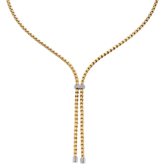 Diamond Necklaces Fope Diamond Eka Necklace - Yellow Gold