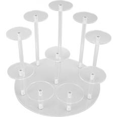 Transparent Kakfat Cosy@home Cupcakes Display Stand 10 Columns Acrylic Transparent Dessert Kuchenplatte