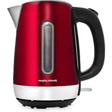 Morphy Richards Red Kettles Morphy Richards Equip Red Jug Kettle 1.7L Rapid Boil Limescale Filter