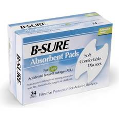 Sure Intimate Hygiene & Menstrual Protections Sure B-Sure Anal Leakage Pads Box 24 Pads