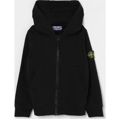 Stone Island Striktrøjer Børnetøj Stone Island Cardigan - Sort Med Logo