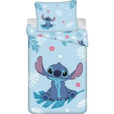 Jerry Fabrics Bettwäsche Set 140x200 cm 70x90 cm Mehrfarbig Bettbezug Rosa, Blau (200x140cm)