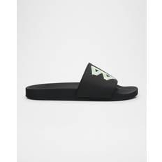 Balenciaga Men Slippers & Sandals Balenciaga Black Rubber Slide Pool Sandals - Black