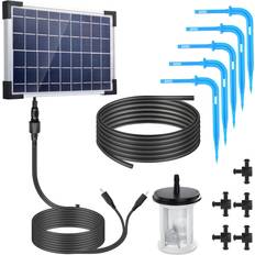White Irrigation Tomtop Jms Solar Auto Drip Irrigation System 2200mAh Battery White