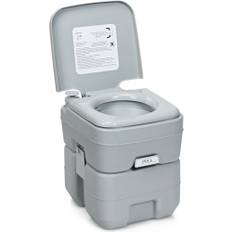 Cwy Transportabelt Campingtoilet 20 L Grå