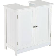 Muebles de baño Homcom Mueble Para Debajo Del Lavabo O Fregadero 60 x 30 x 60 cm