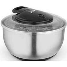 Salad Spinners Good Food Tower With Removable Basket 5 Litre Stainless Steel Salad Spinner