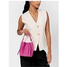 Suede Bucket Bags Katie Loxton Celina Mini Suedette Bucket Bag - Magenta