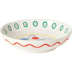 Rød Dybe tallerkener Costa Nova Bliss Salat Pastatallerken 25 cm Rød Hvid Blå Dyb tallerken 25cm