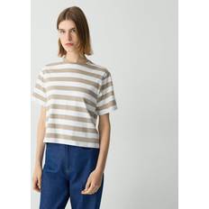 Theory T-shirts Theory Boxy Tee - Taupe Multi