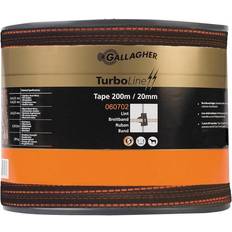 Brun Trådhegn Gallagher Turboline Bånd 20mm Terra 200m