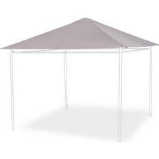Sweeek Roof Cover for Pergola 3x3m Beige Brown 299x299x299 cm