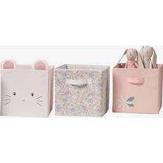 Vertbaudet Set of 3 Countryside Printed Storage Boxes