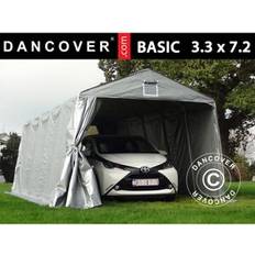 Förrådstält Dancover Garagetält Förrådstält Basic 3.3x7.2x2.4 m PE Grå