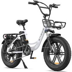 E-City Bikes on sale Engwe L20 90 Mile Front Suspension Step-Thru E-bike - Snow White Unisex