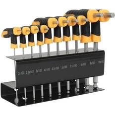 Sealey Hex Keys Sealey Siegen 10 Piece T-Handle Ball End Set 10pc Hex Key