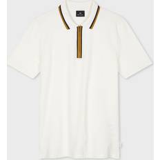 Unisex Polo Shirts PS Paul Smith Colour Contrast Polo Shirt - White