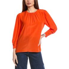 HUGO BOSS Orange Blouses HUGO BOSS Bagana Silk Blouse