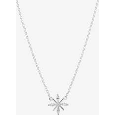 Carolina Gynning Halsband Snowflake - Silver