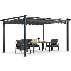 Garden Point Barbados Terrass Pergola 3x3 m Garden Point Antracit