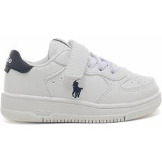 Børnesko Polo Ralph Lauren Masters Court Ps Sneakers - White/Navy Tumbled