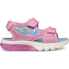 Lack Sandaler Barnskor Geox Sandaler Med Lätt - Ciberdron - Rosa/LT Sky
