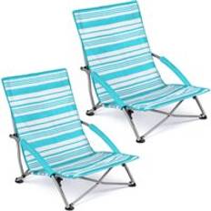 Trail Outdoor Leisure Sisken Low Folding Beach Chair