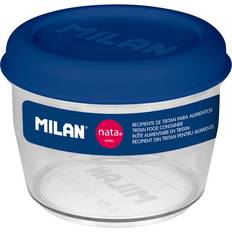 Round Lunch Container 0.5L Blue