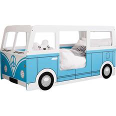 Campervan Husbilssäng Blå 200 x 90 Madrass
