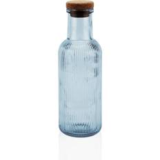 Blåa Vattendunkar Versa Allsidig Blå Glassvannflaske 1 Liter