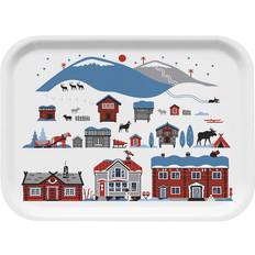 Citronelles Scandinavian Mountains Frukostbricka 27x20 cm Winter Serveringsbricka