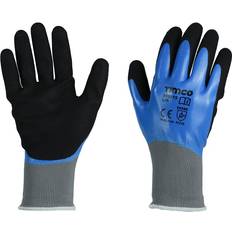 Work Gloves Timco Waterproof Glove Nitrile Foam - Sandy