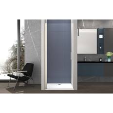 Porte Doccia Box Doccia 90 cm Porta 1 Battente H200 cm Cristallo 6mm Profilo Satinato