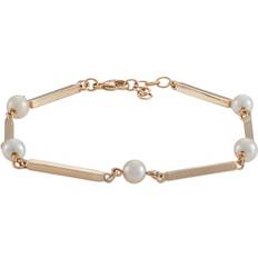 8k - Guld Armband Nordahl Andersen Siersbøl 8 Karat Guld Armband Med Pärlor - A8160033