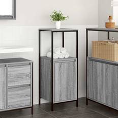vidaXL Bathroom Cabinet with Shelves Grey Sonoma 36 x 35 x 95 cm
