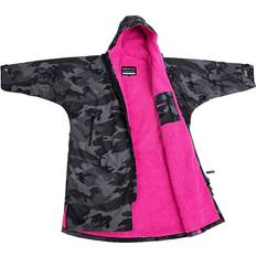Surf Ponchos Dryrobe Advance Long Sleeve Change Robe V3 Black Camo Pink L