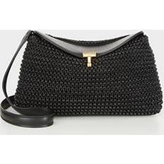 T-Lock Woven Clutch - Black